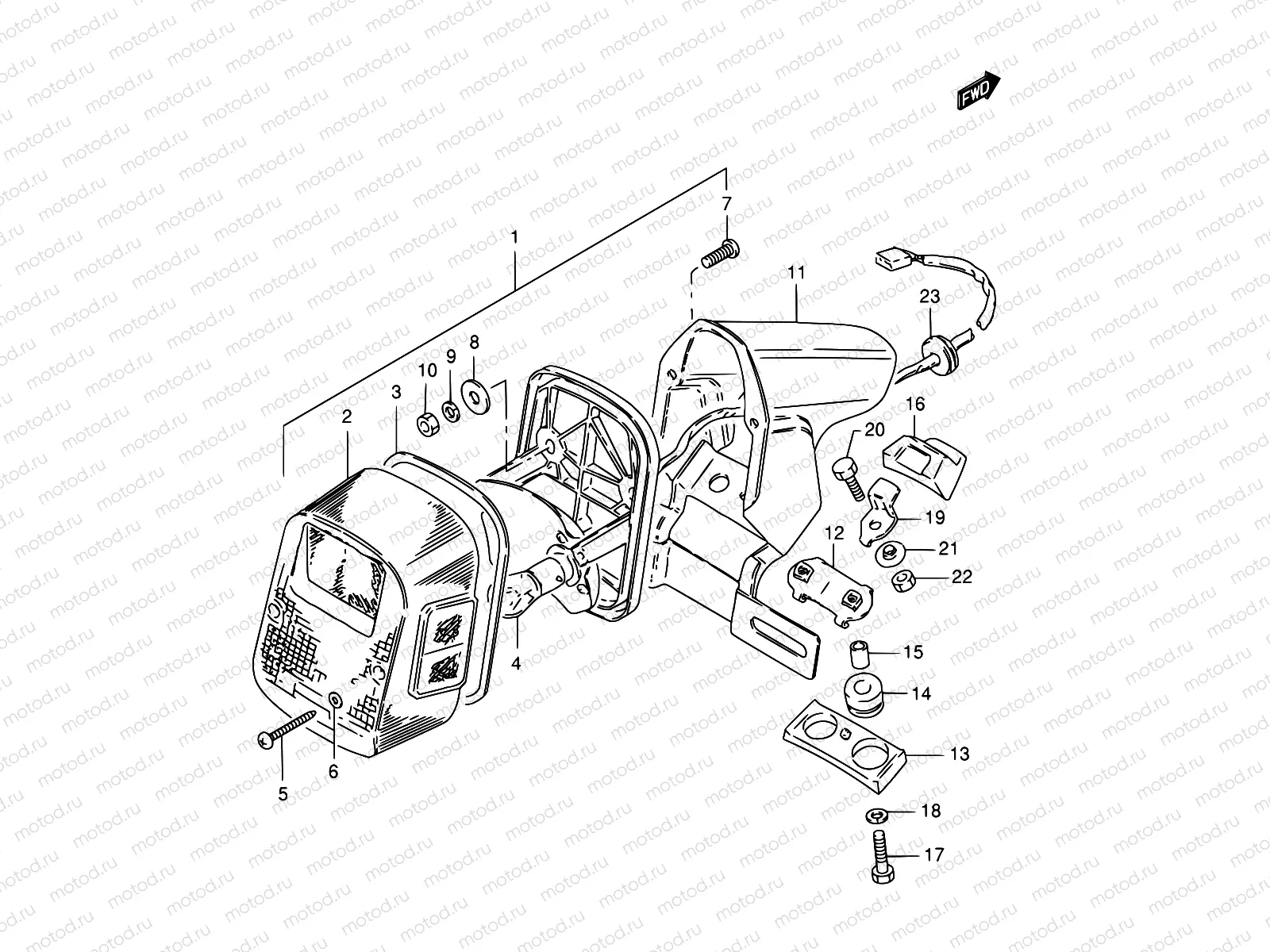 29 - REAR COMBINATION LAMP