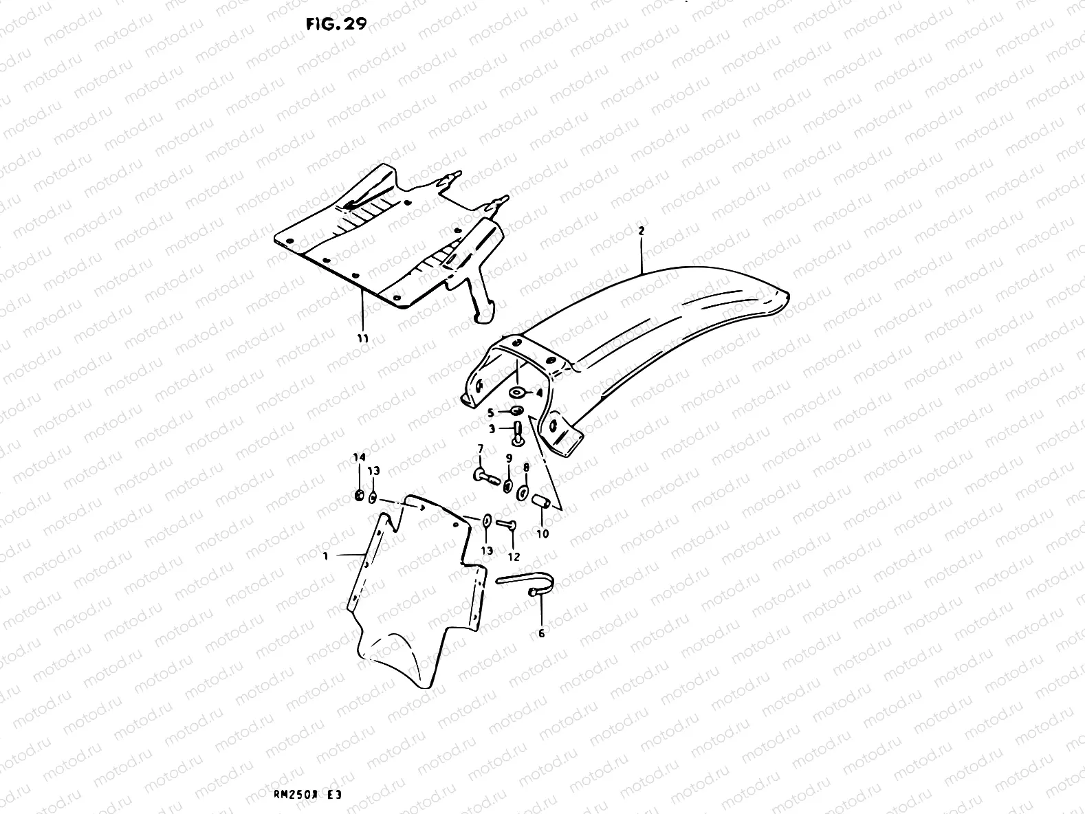 29 - REAR FENDER