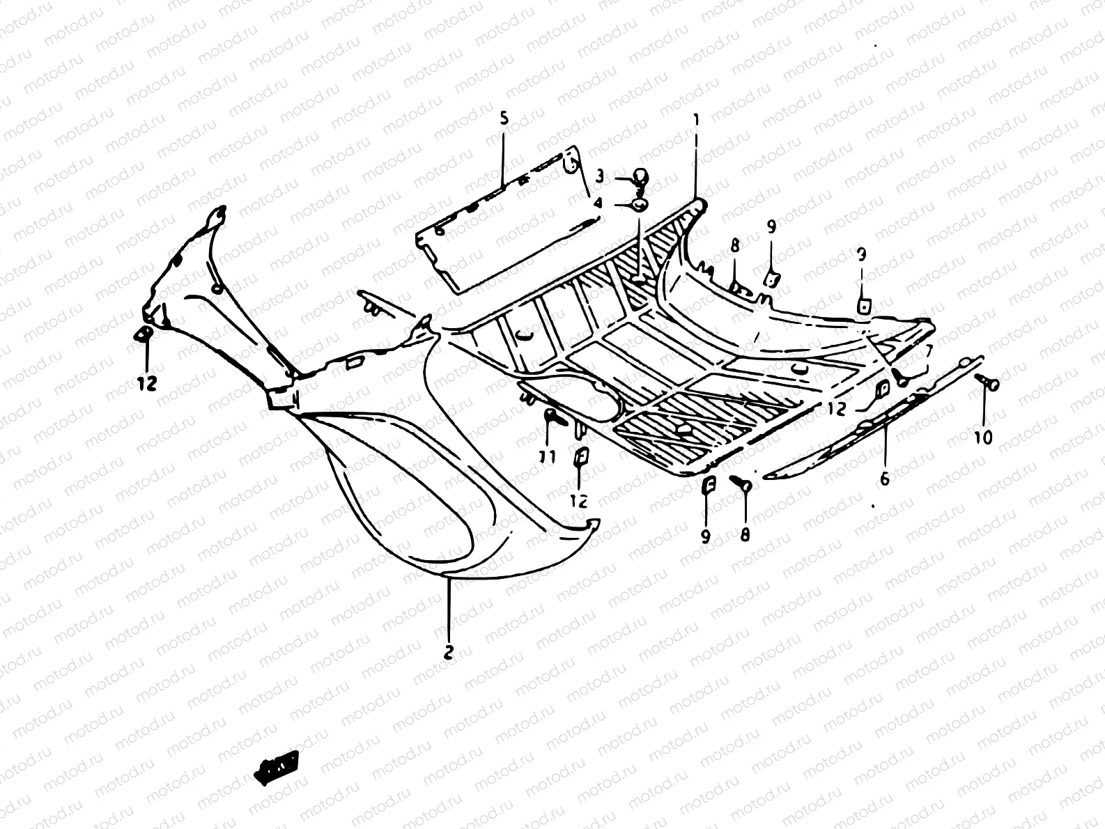 29 - REAR LEG SHIELD