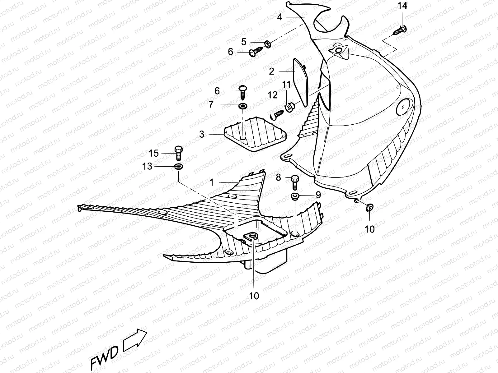 29 - REAR LEG SHIELD