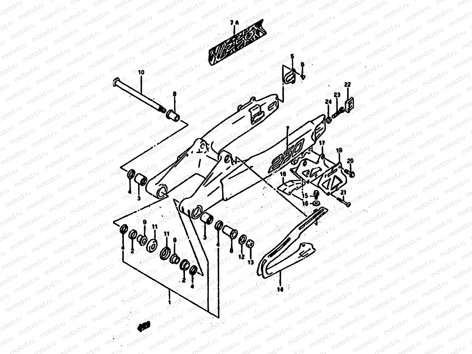 29 - REAR SWINGING ARM