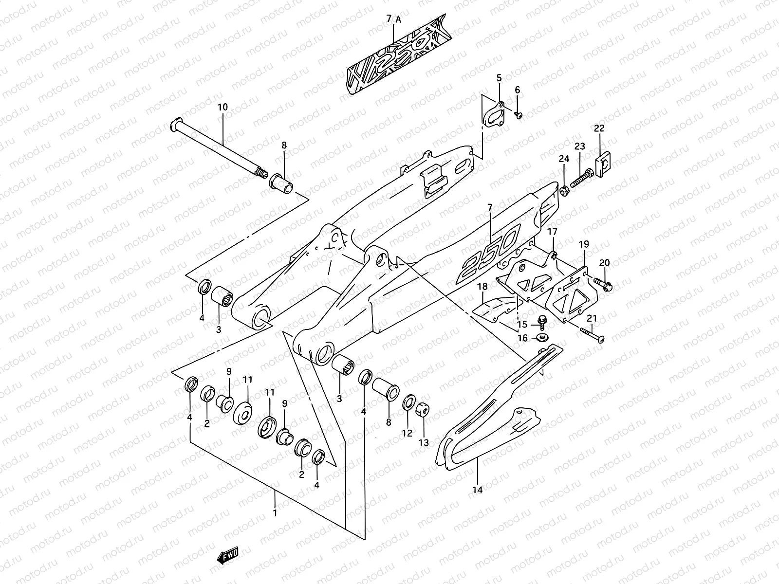29 - REAR SWINGING ARM