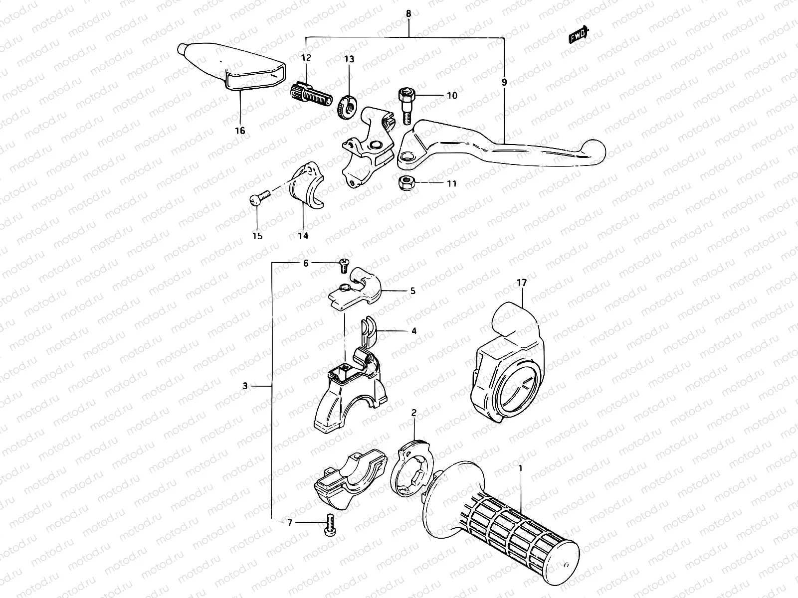 29 - RIGHT HANDLE SWITCH
