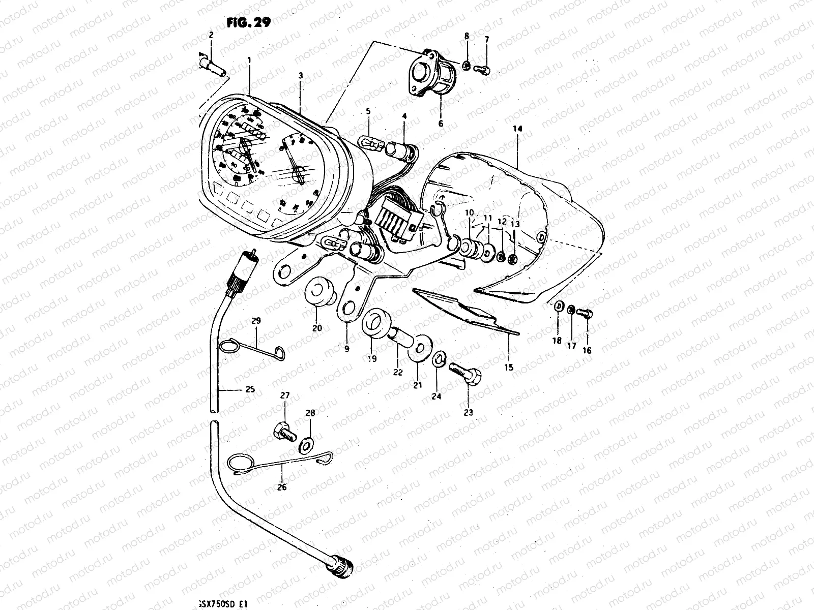 29 - SPEEDOMETER - TACHOMETER