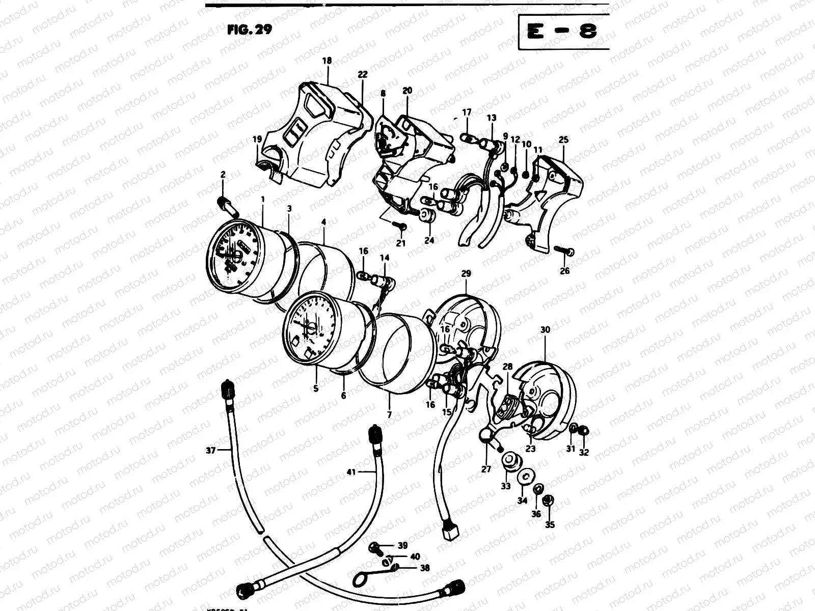 29 - SPEEDOMETER - TACHOMETER (MODEL Z)
