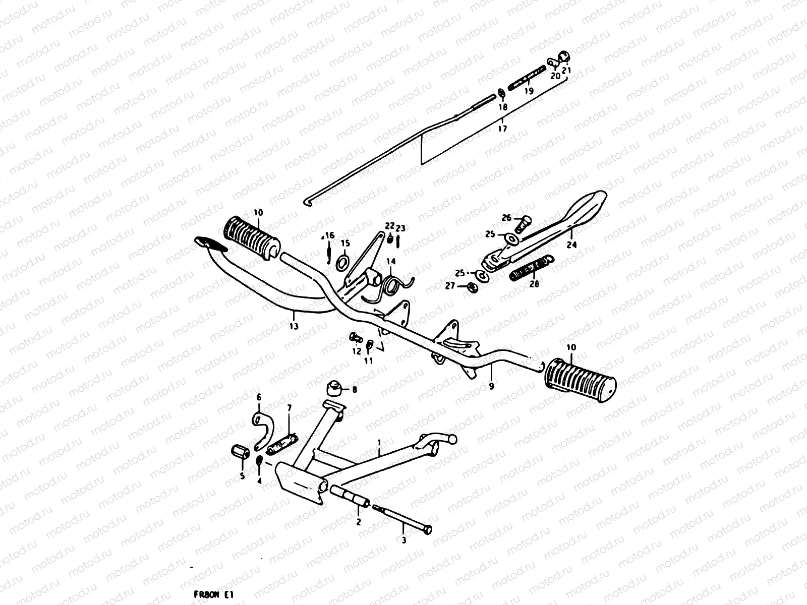 29 - STAND - REAR BRAKE