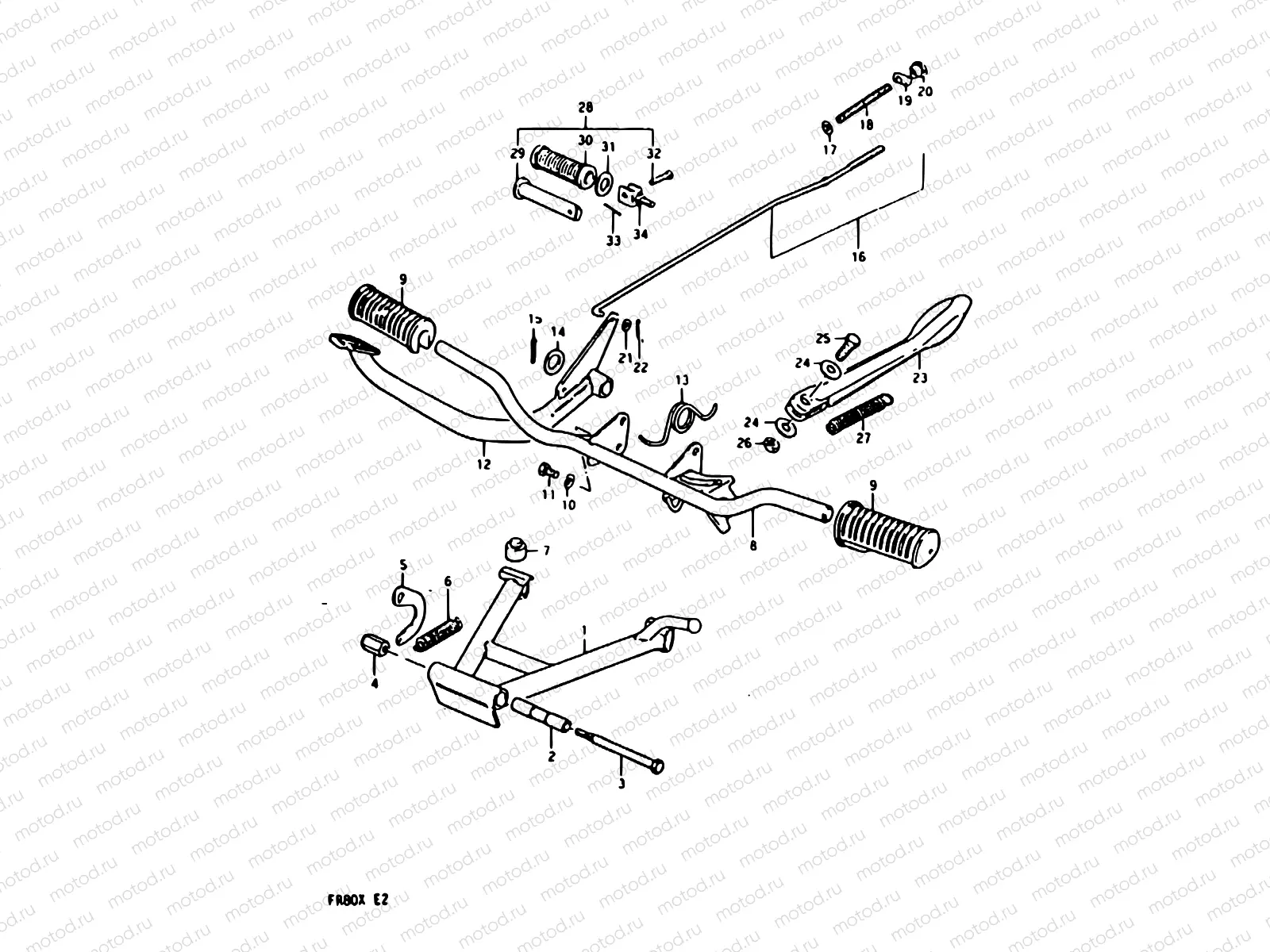 29 - STAND - REAR BRAKE