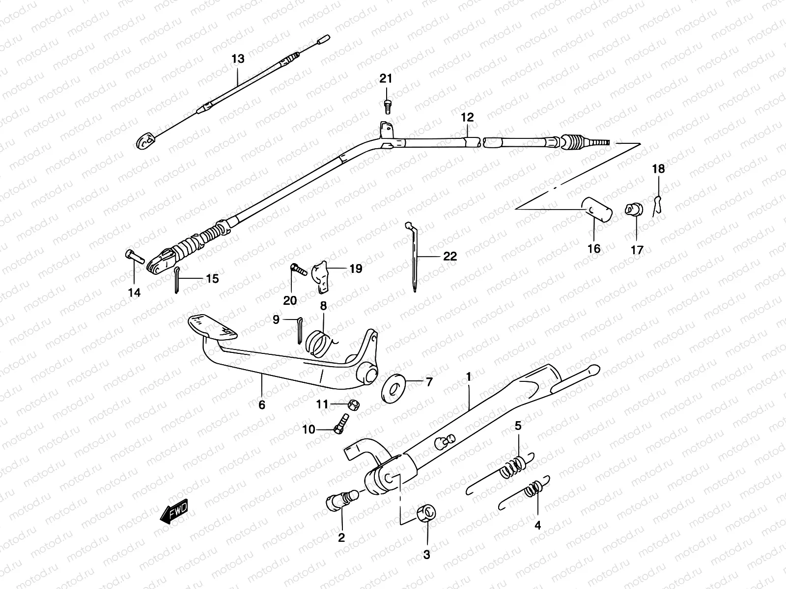 29 - STAND - REAR BRAKE