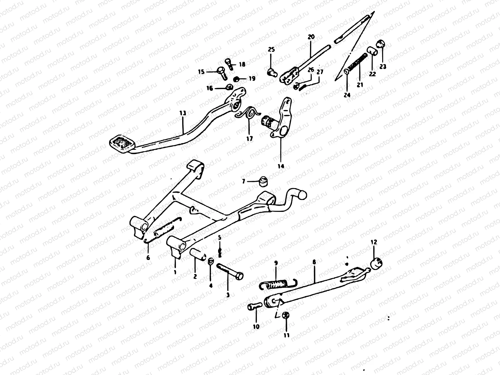 29 - STAND - REAR BRAKE