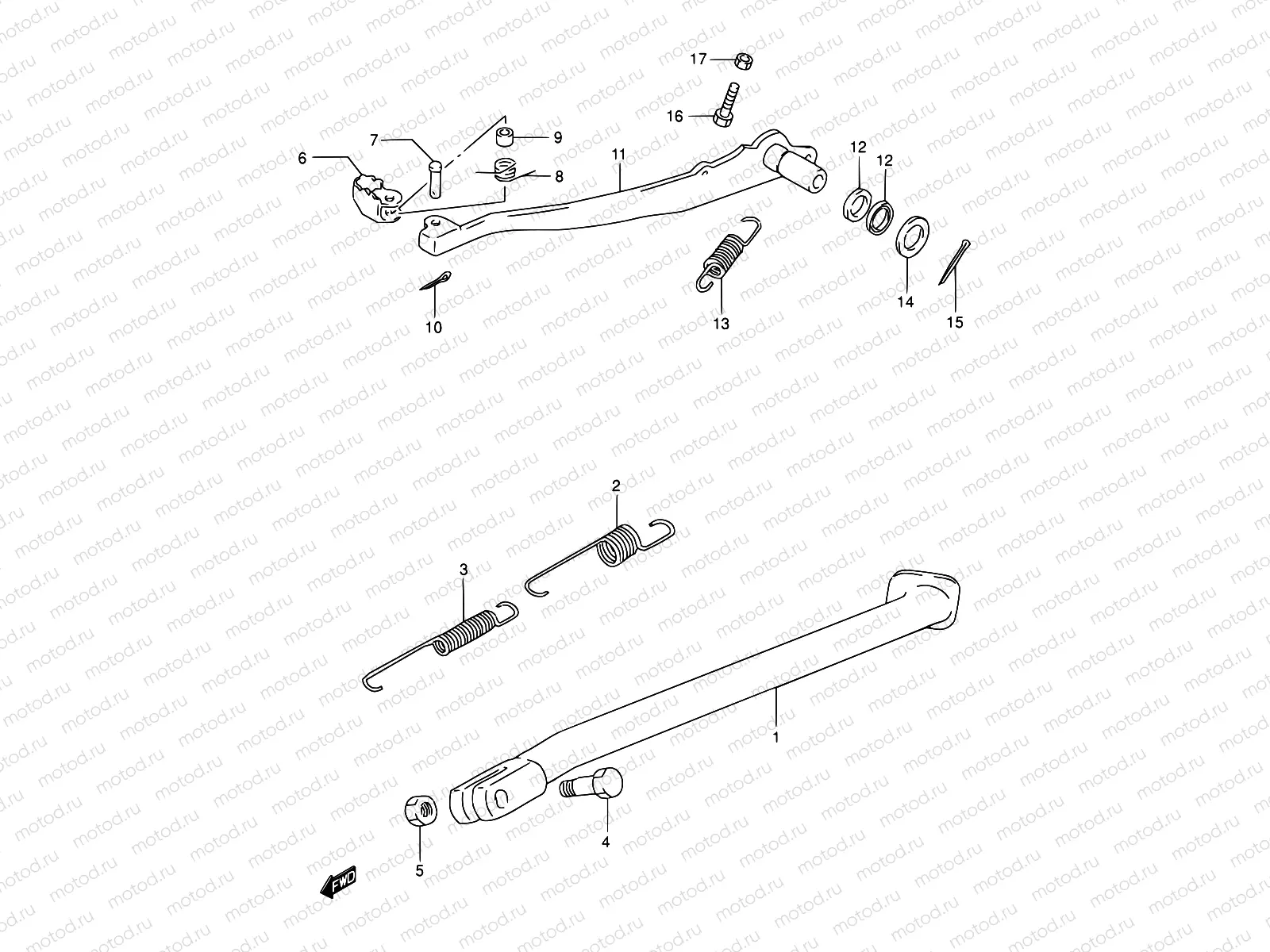 29 - STAND - REAR BRAKE
