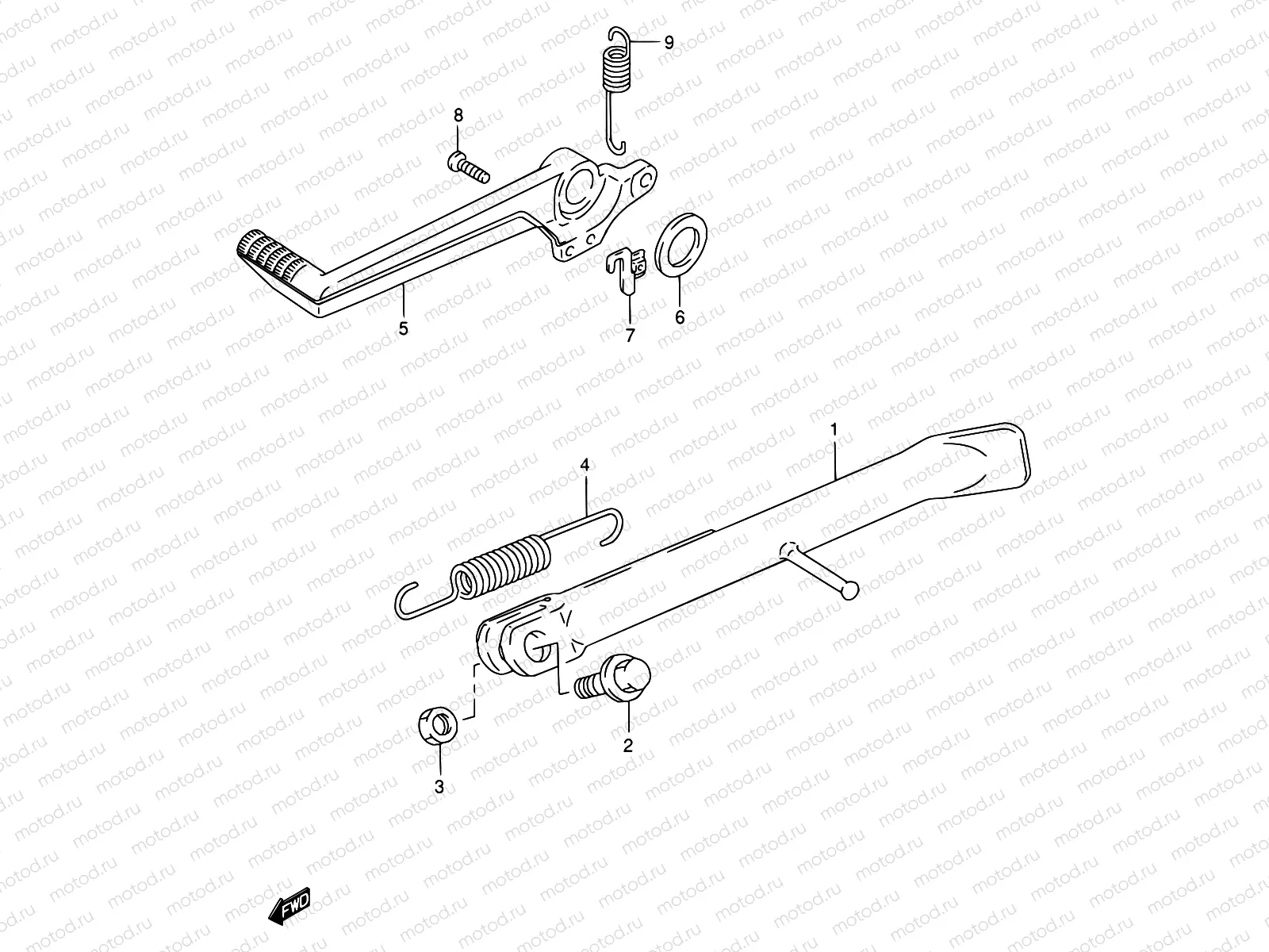 29 - STAND - REAR BRAKE