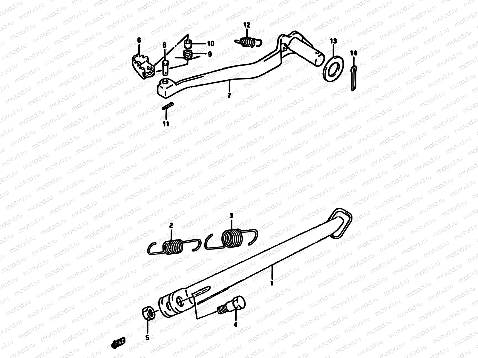 29 - STAND-REAR BRAKE