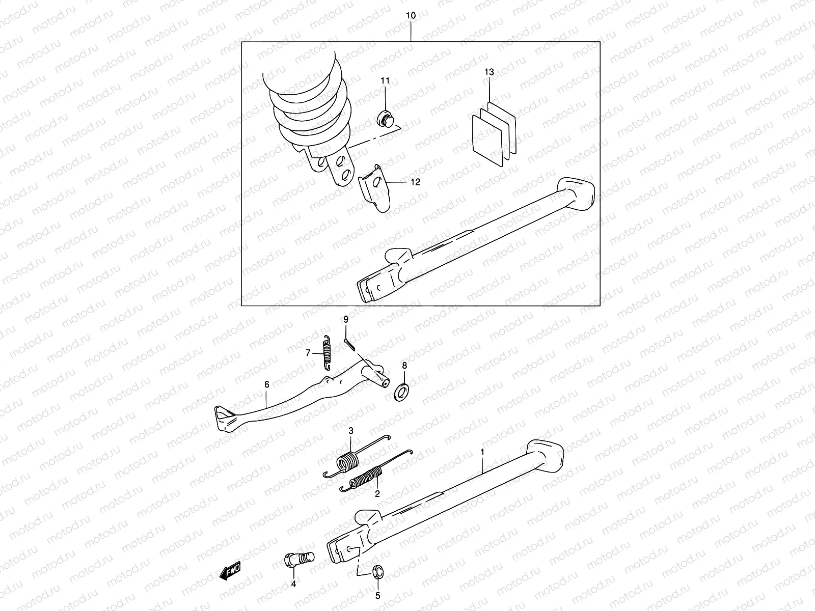 29 - STAND - REAR BRAKE