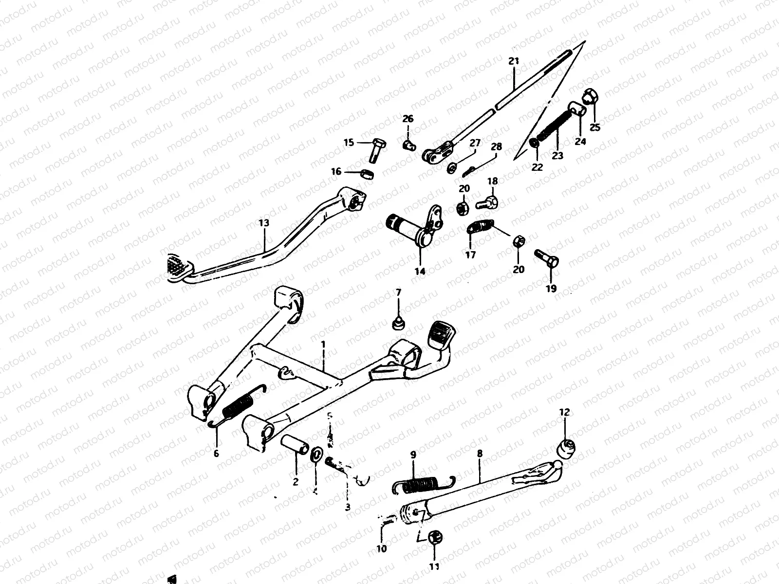 29 - STAND - REAR BRAKE
