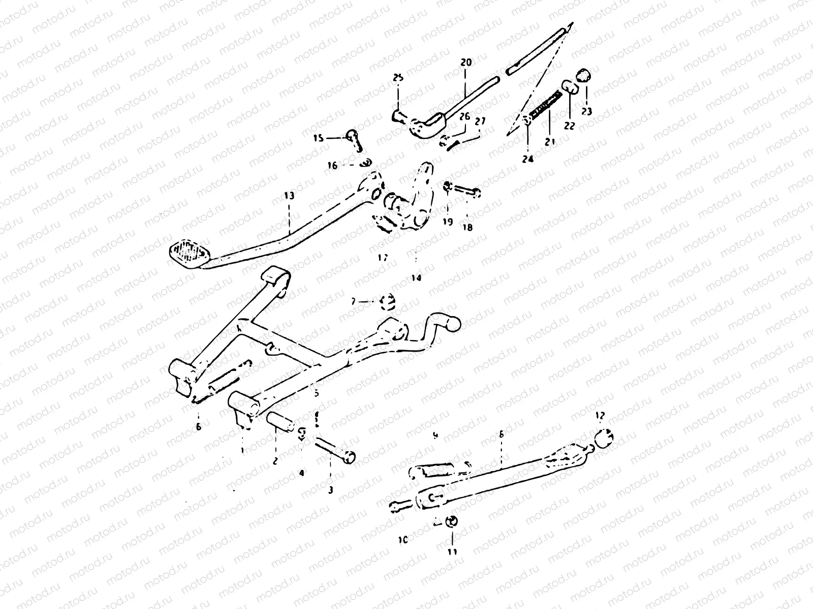 29 - STAND - REAR BRAKE