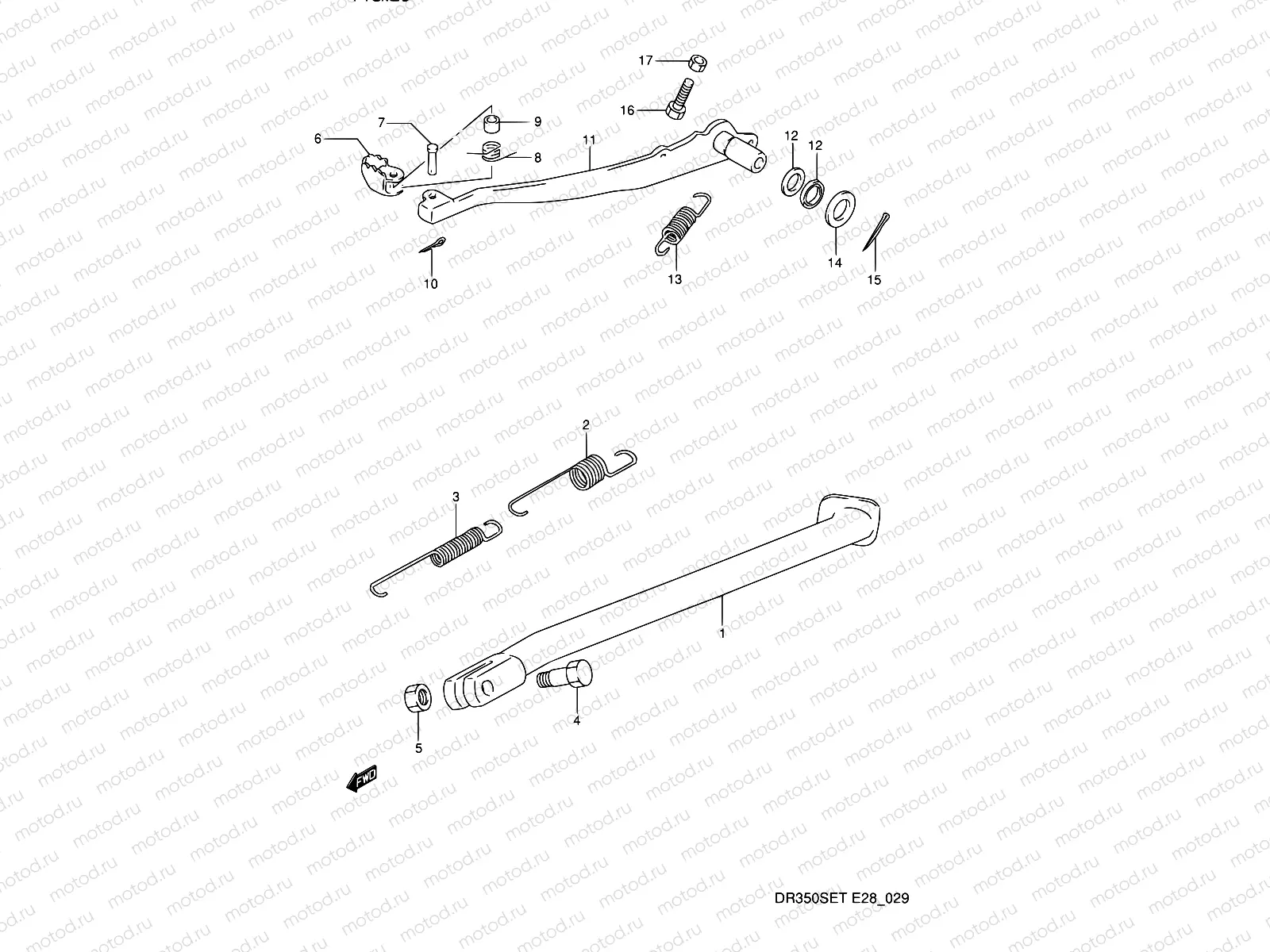 29 - STAND - REAR BRAKE