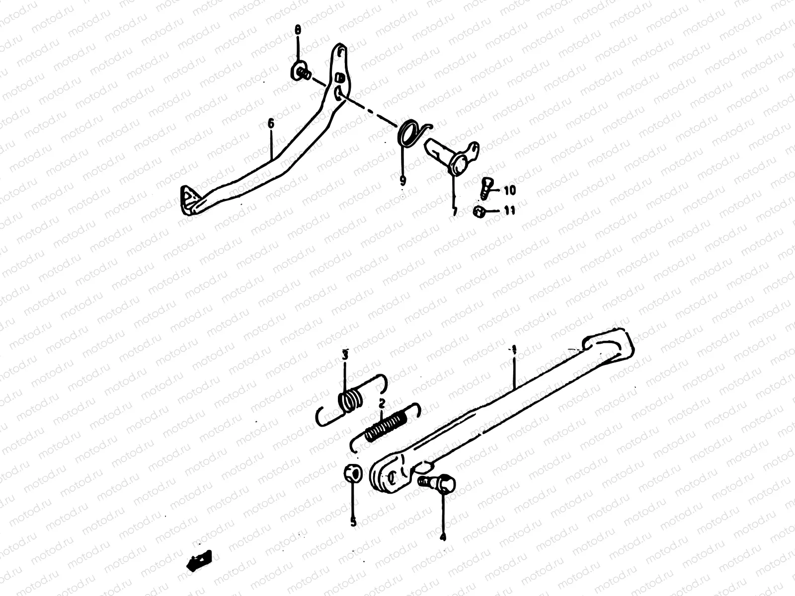 29 - STAND-REAR BRAKE