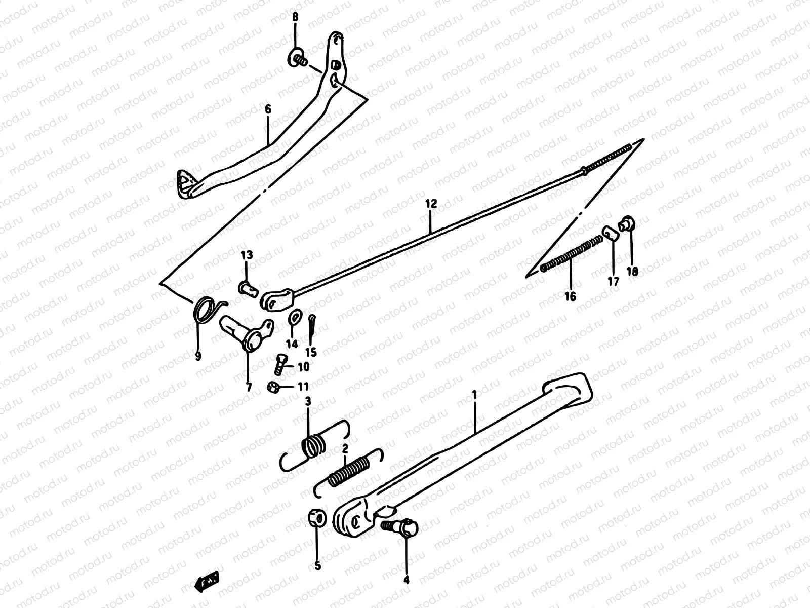 29 - STAND-REAR BRAKE