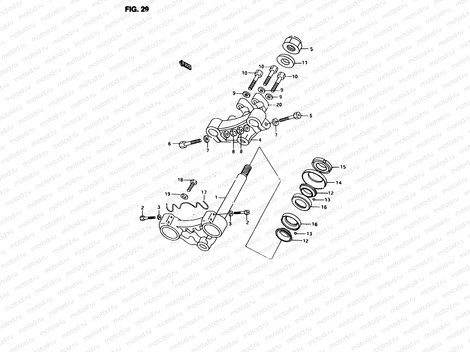 29 - STEERING STEM