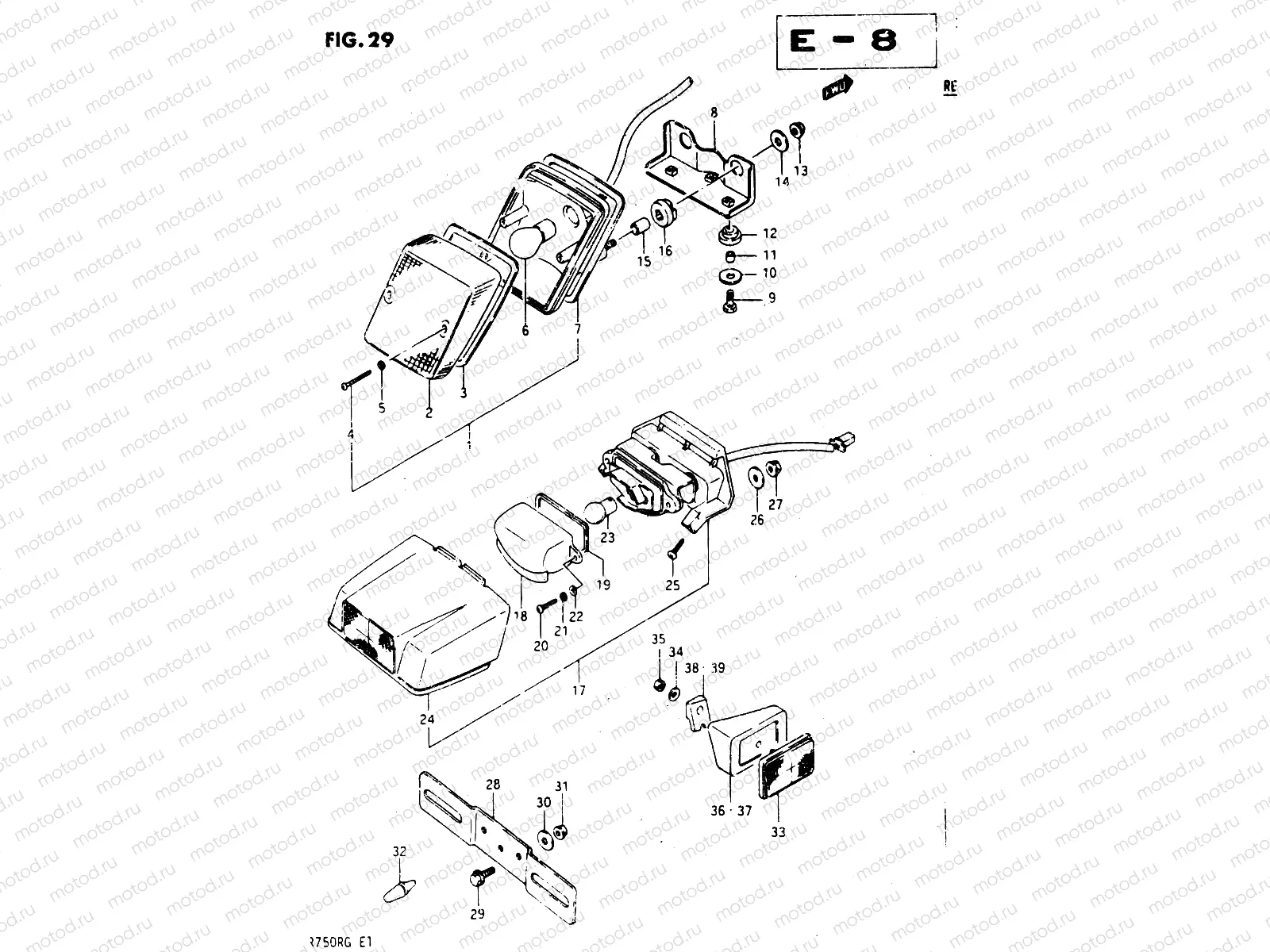 29 - TAIL LAMP - LICENSE LAMP
