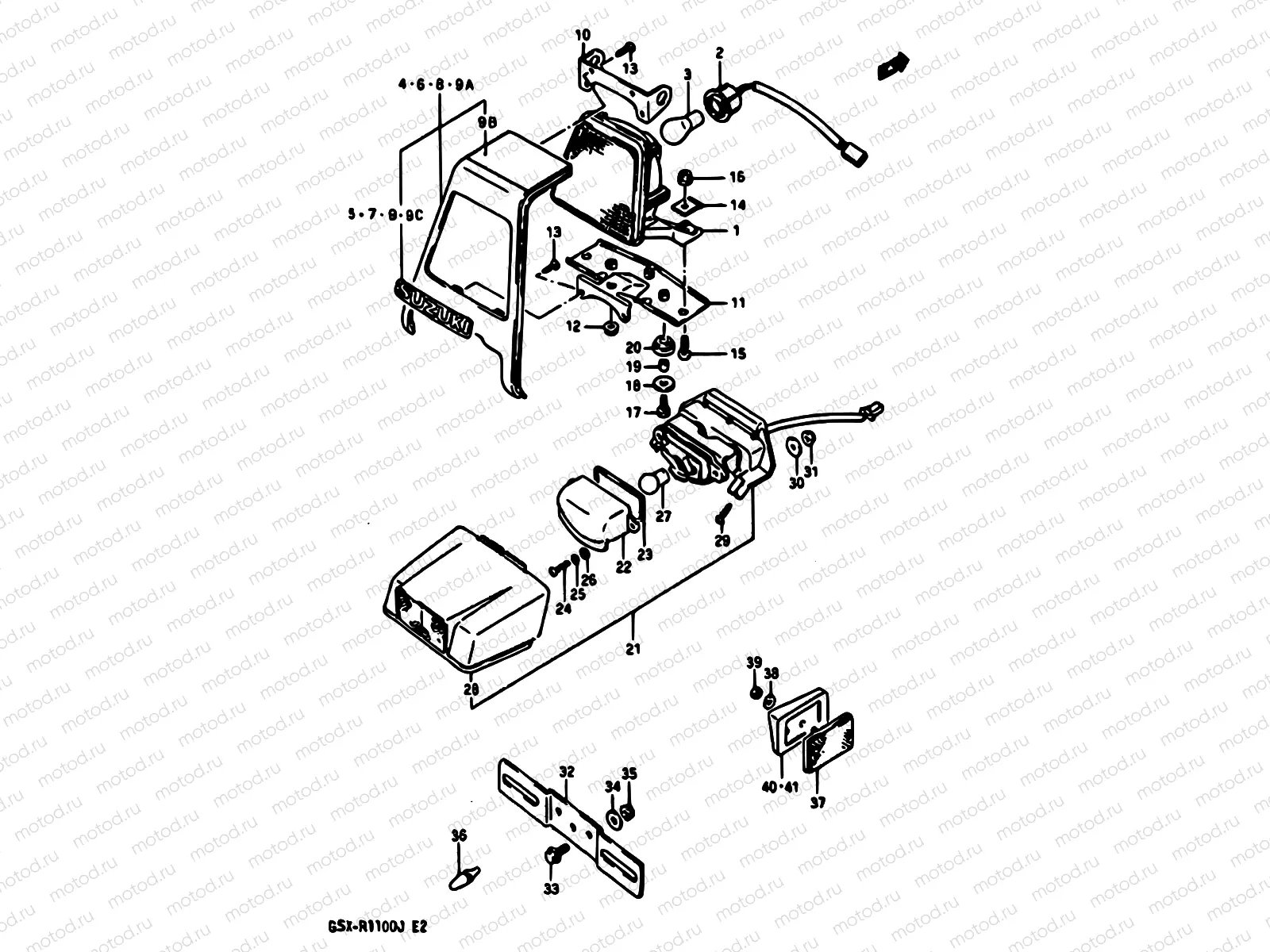 29 - TAIL LAMP-LICENSE LAMP