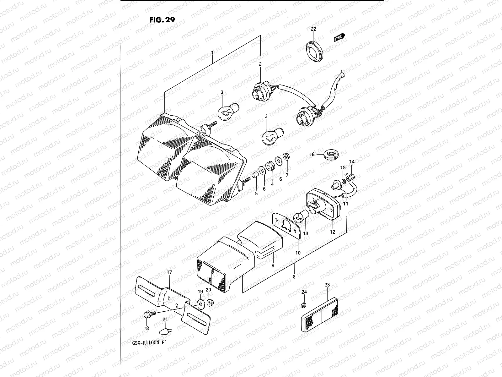 29 - TAIL LAMP - LICENSE LAMP