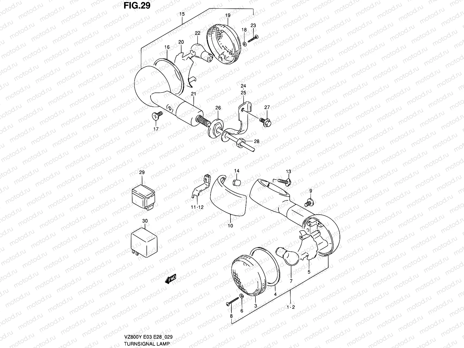29 - TURN SIGNAL LAMP