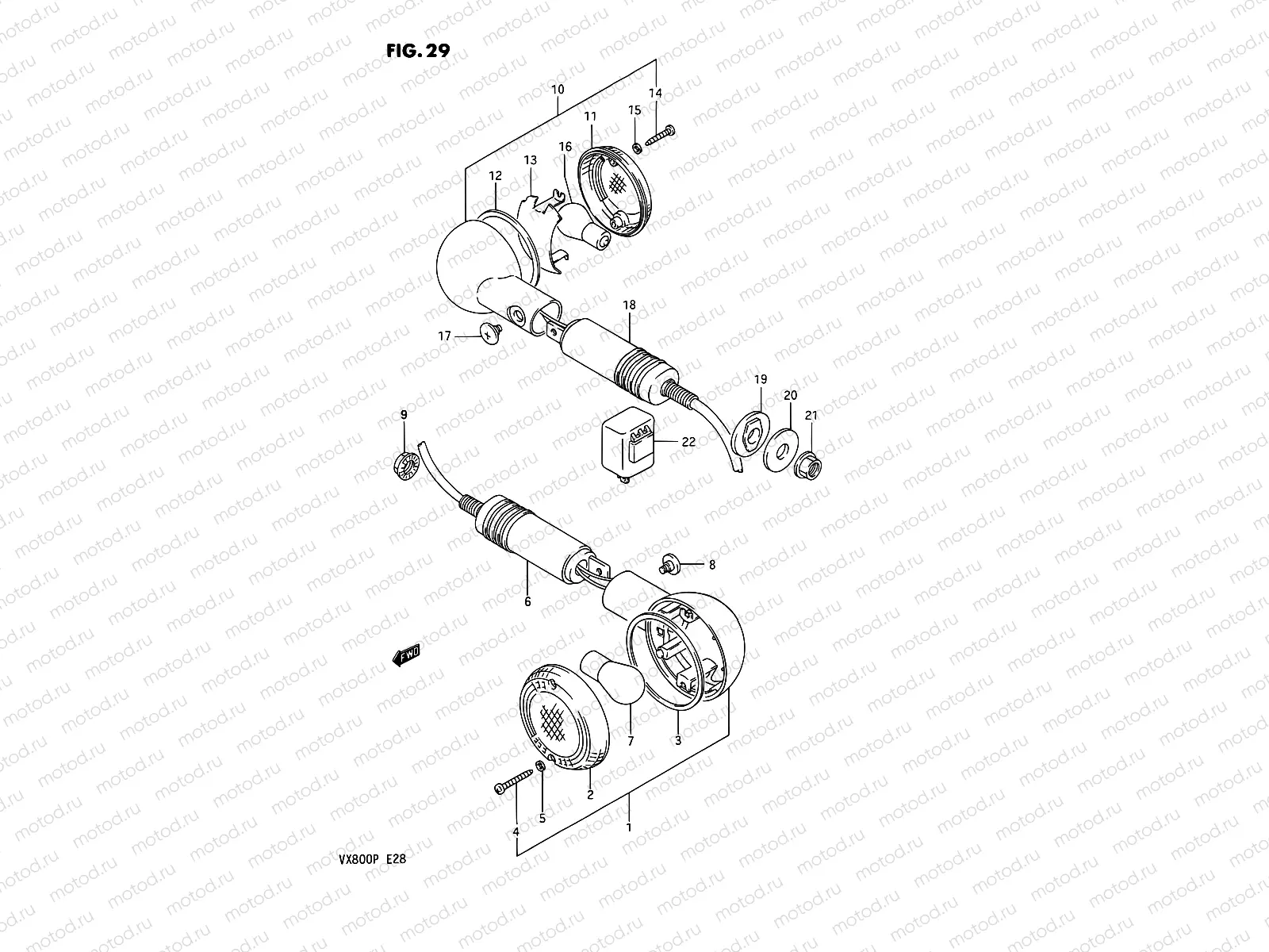 29 - TURN SIGNAL LAMP