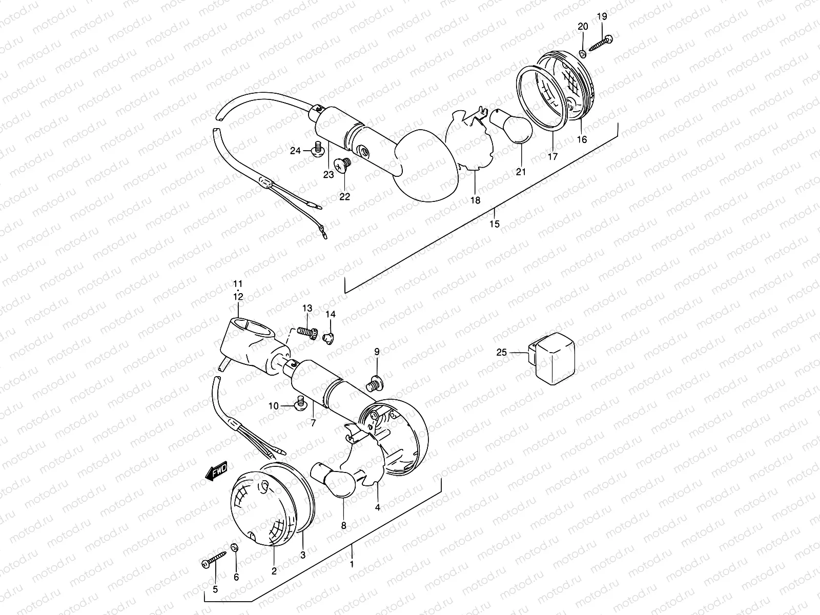 29 - TURN SIGNAL LAMP