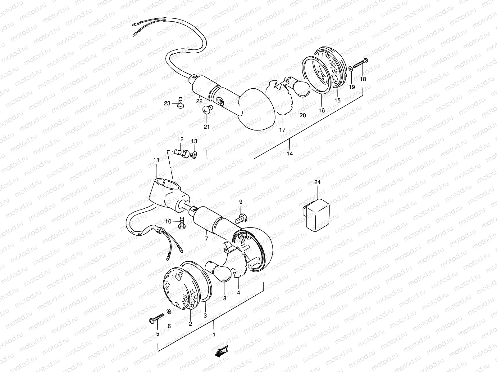 29 - TURN SIGNAL LAMP