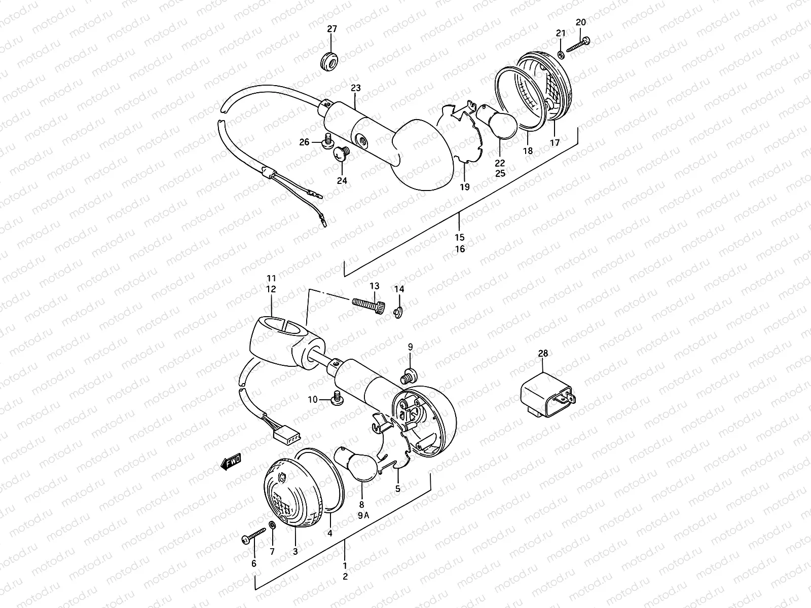 29 - TURN SIGNAL LAMP