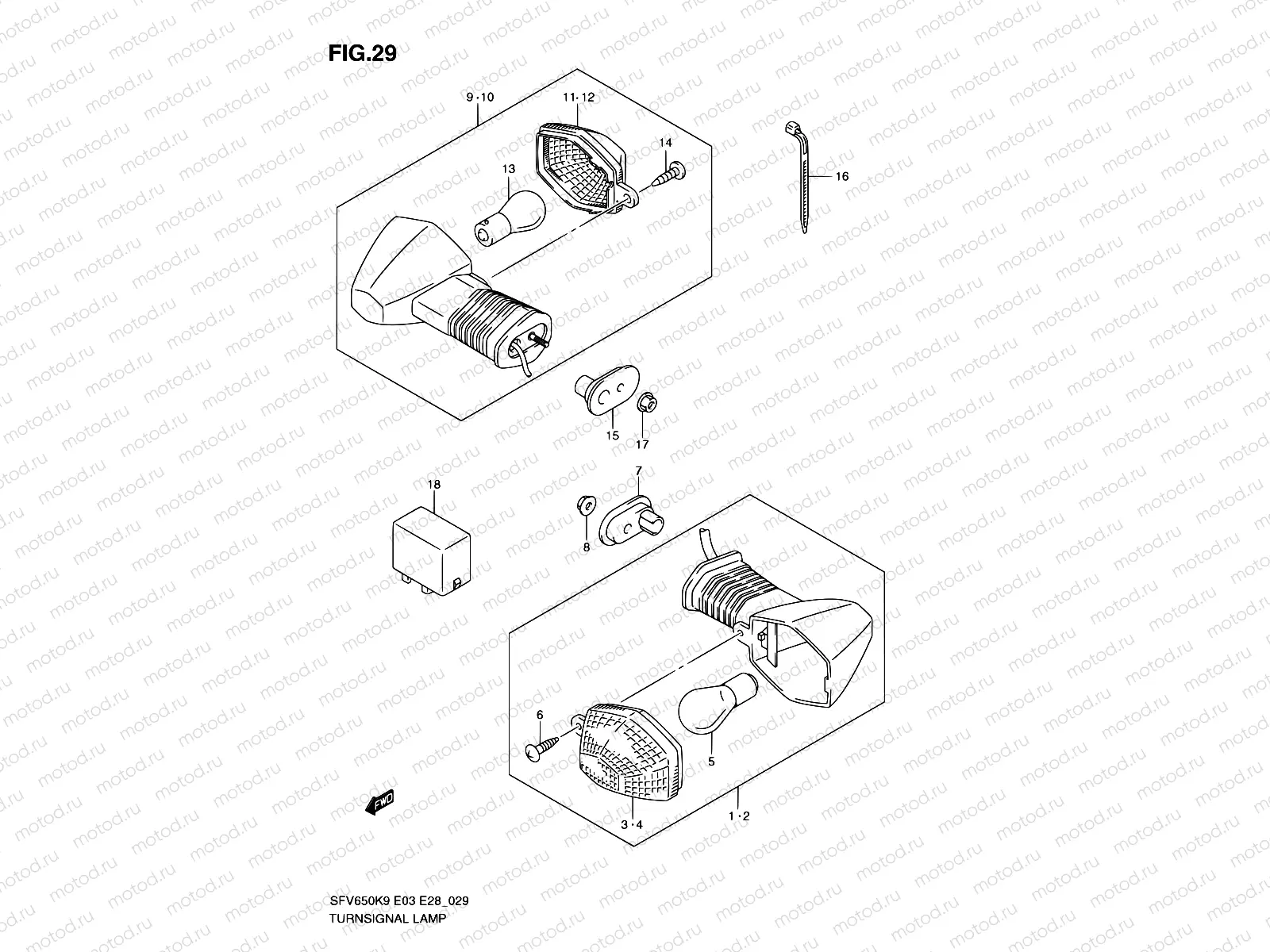 29 - TURNSIGNAL LAMP