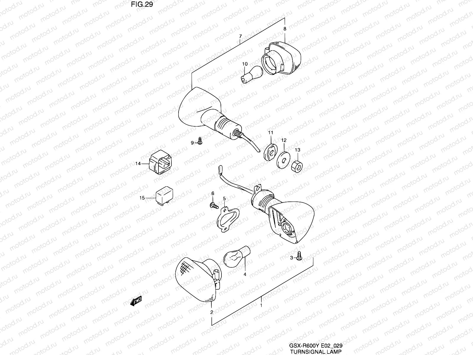 29 - TURNSIGNAL LAMP