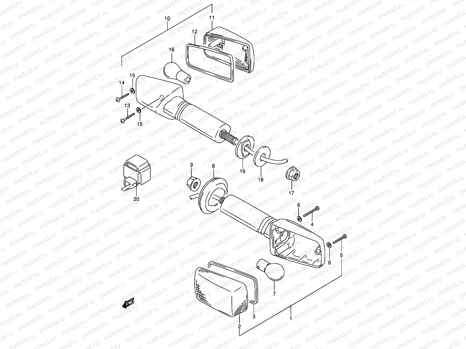 29 - TURNSIGNAL LAMP