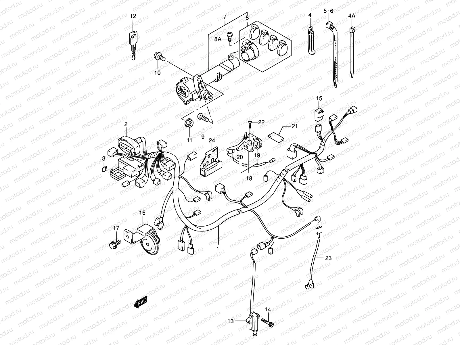 29 - WIRING HARNESS (MODEL X)