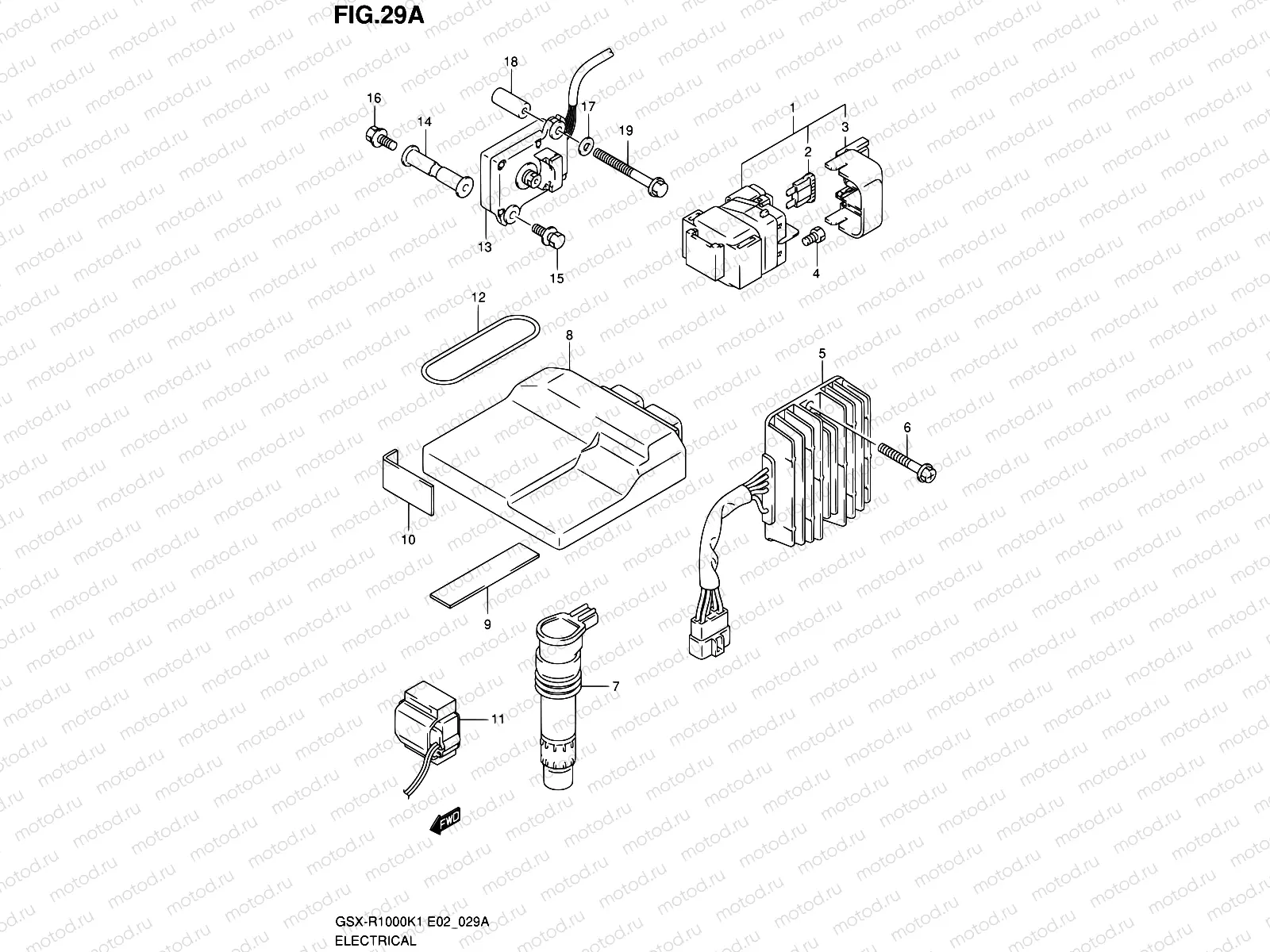 29A - ELECTRICAL (GSX-R1000K1 E19,U1E19,U2E19)