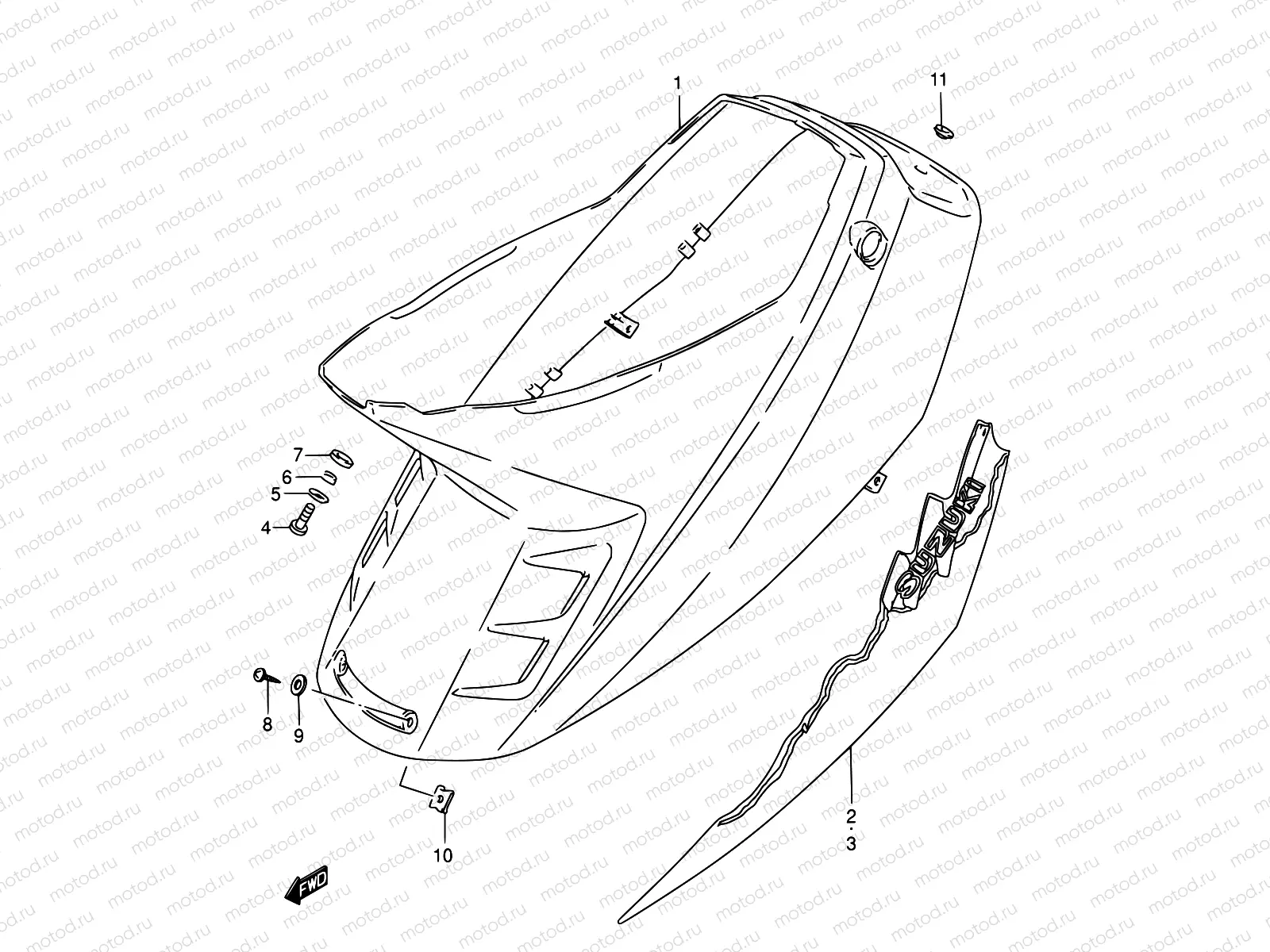 29A - FRAME COVER (MODEL L E04,E21)