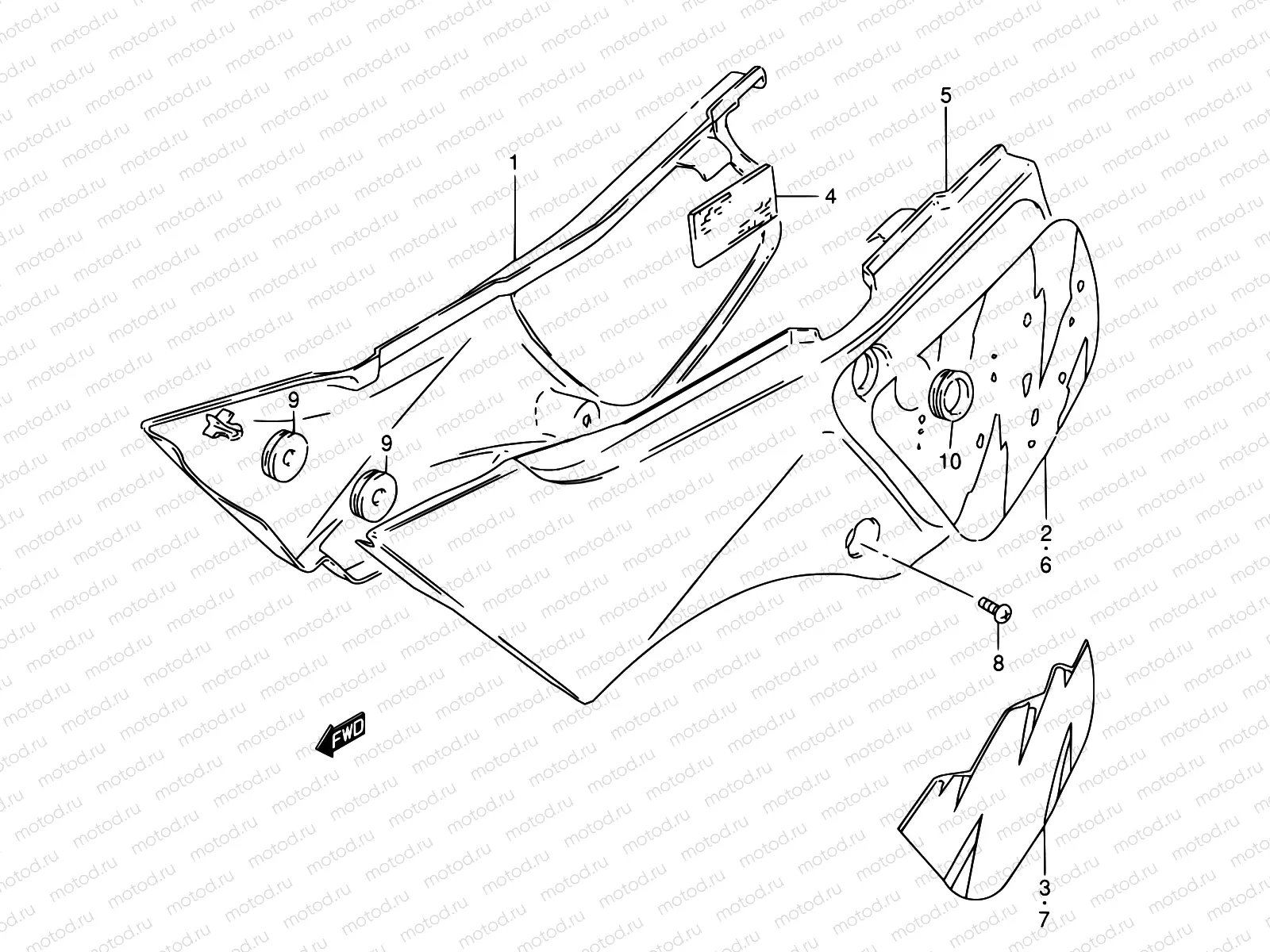 29A - FRAME COVER (MODEL M/R)