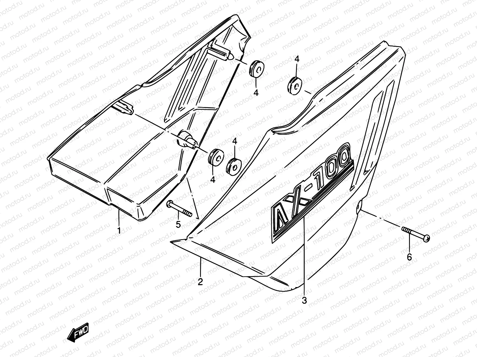 29A - FRAME COVER (MODEL T P09)