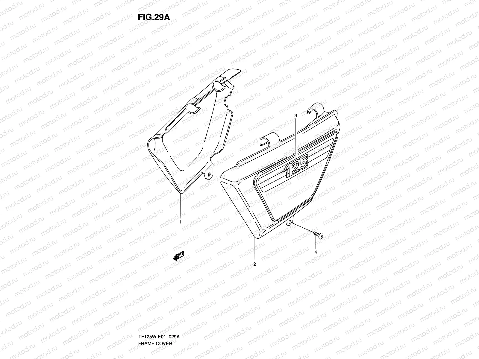 29A - FRAME COVER (MODEL W)