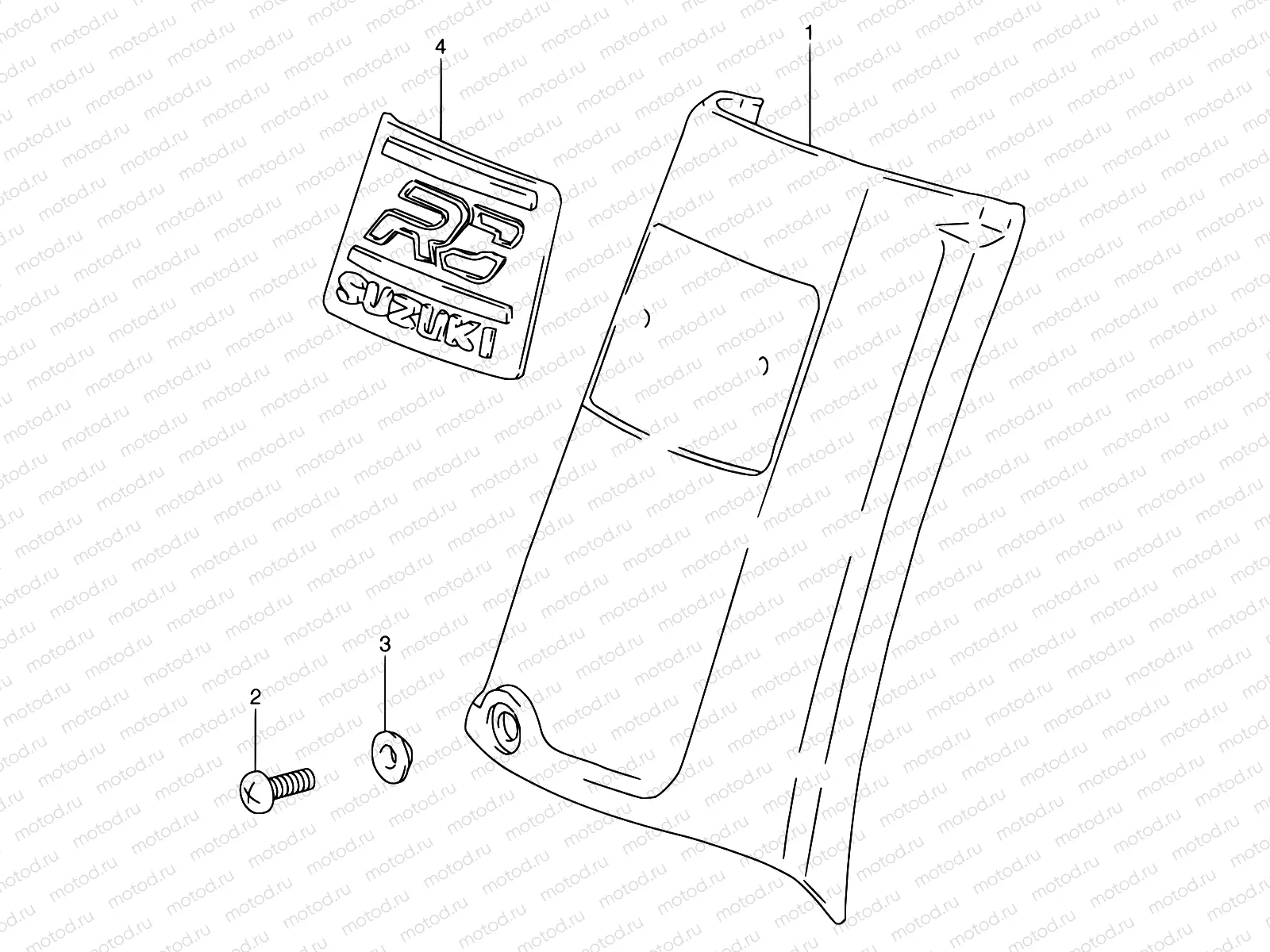 29A - FRONT FORK COVER (MODEL T)