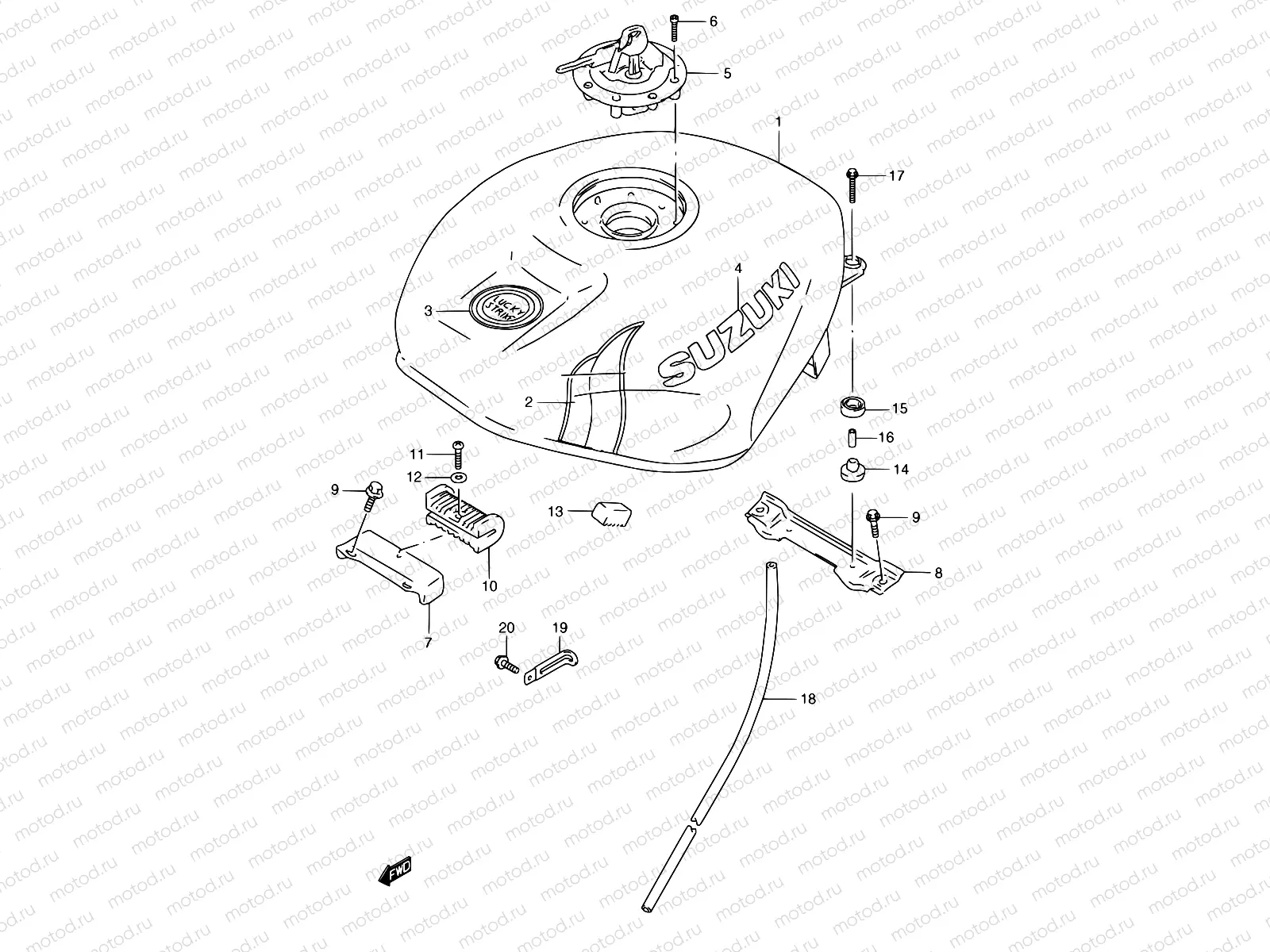 29A - FUEL TANK (FOR G11)