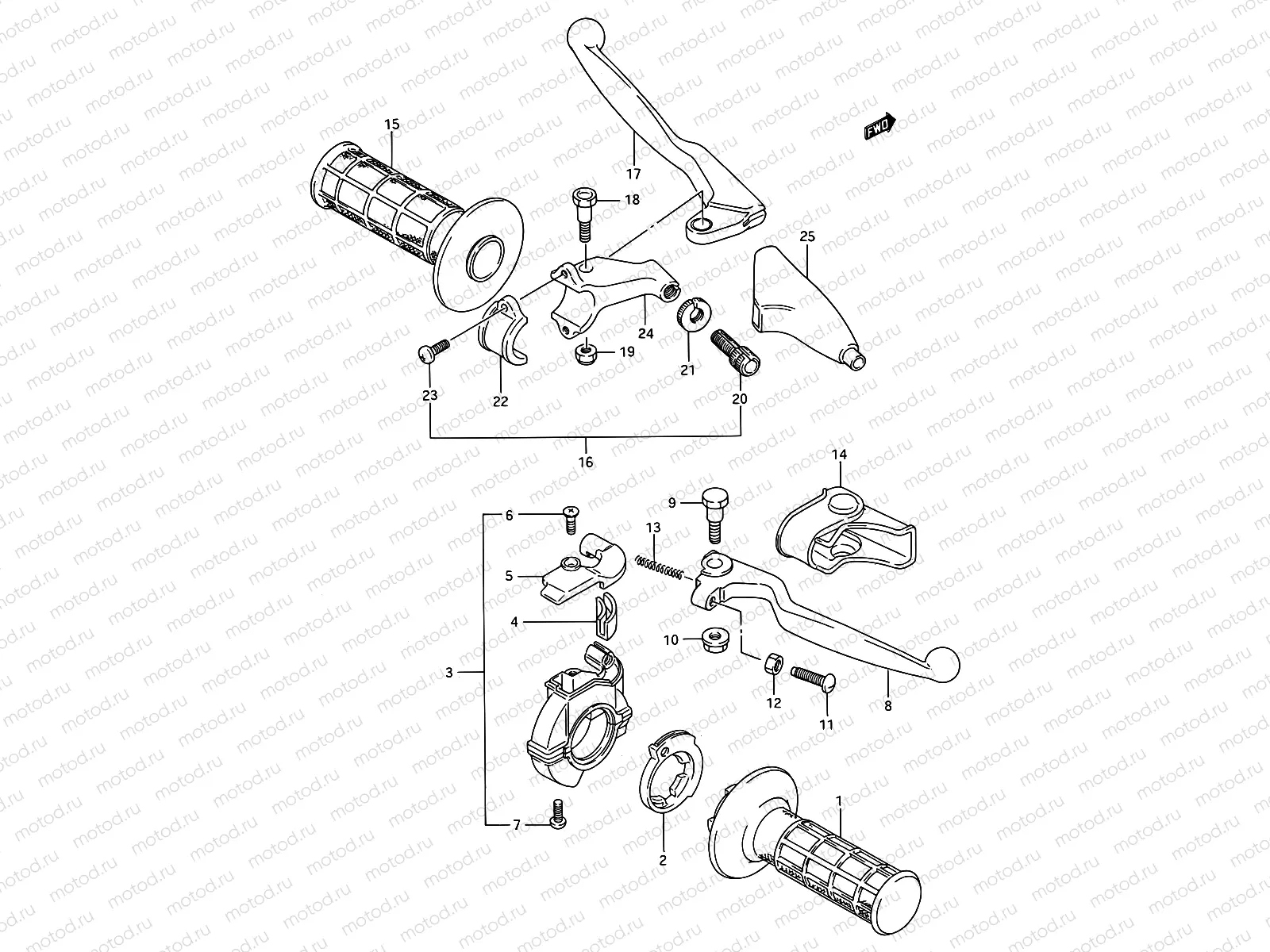 29A - HANDLE SWITCH (MODEL K/L/M/N/P/R/S)