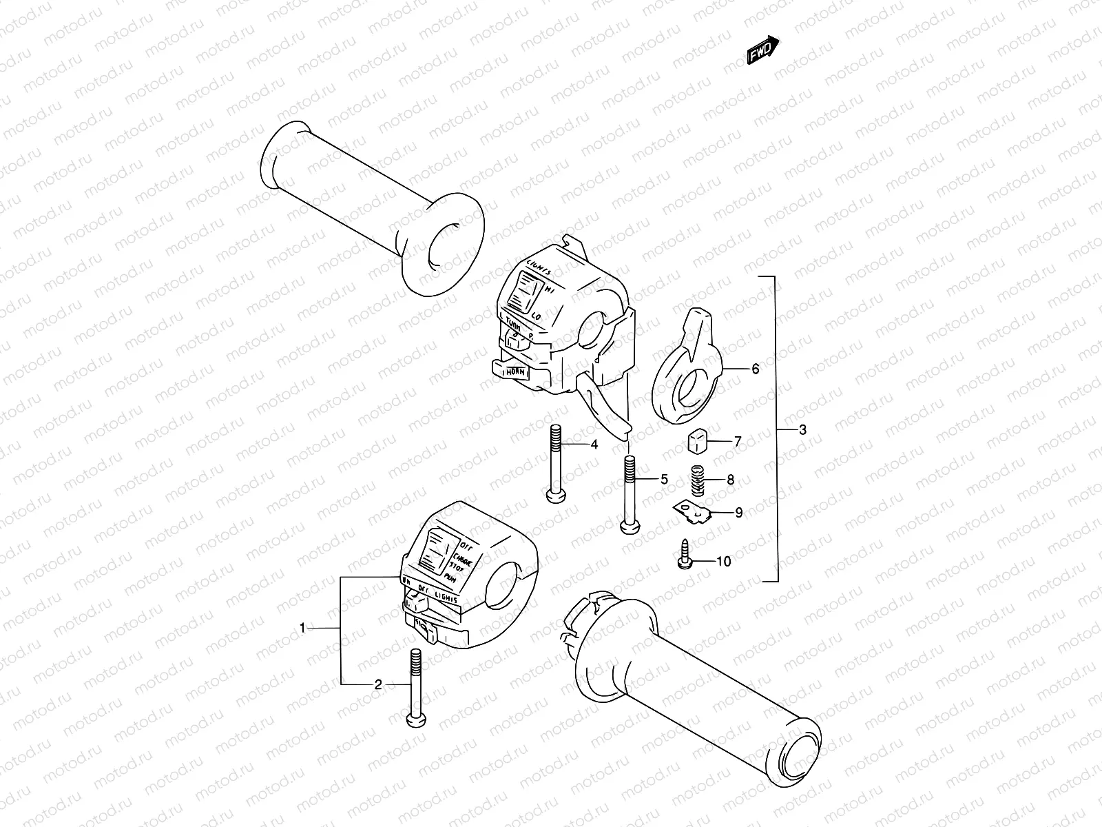29A - HANDLE SWITCH (MODEL K/L/M/N/P/R/S)