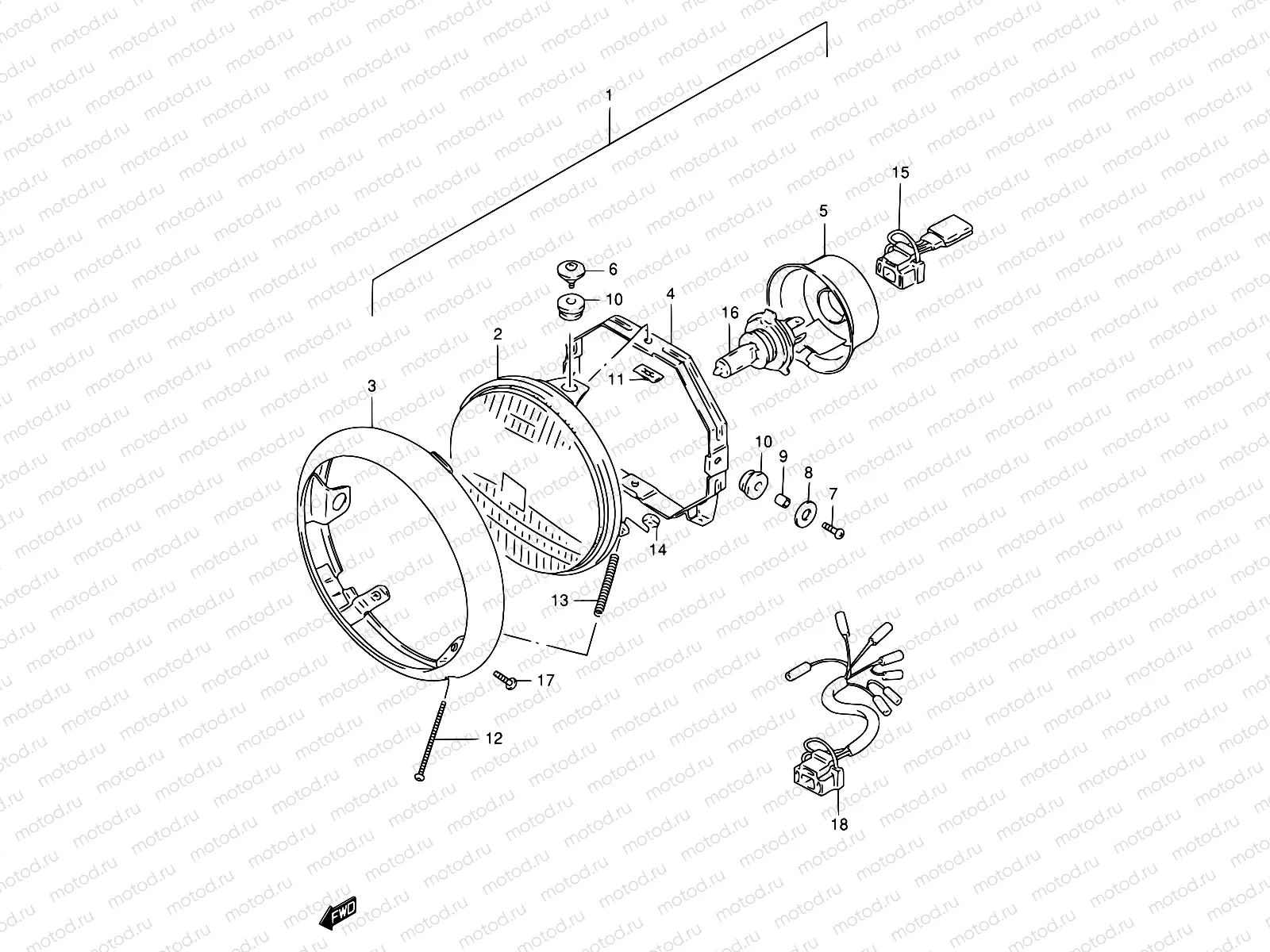 29A - HEADLAMP (E24)