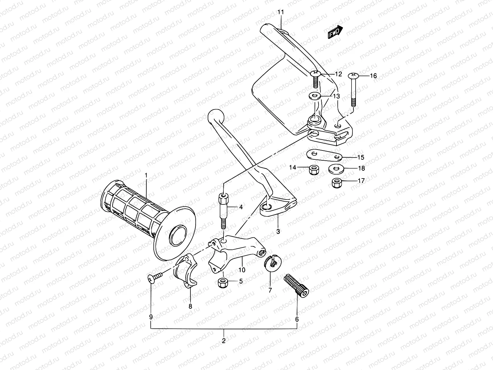 29A - LEFT KNUCKLE COVER (MODEL N/S/T)