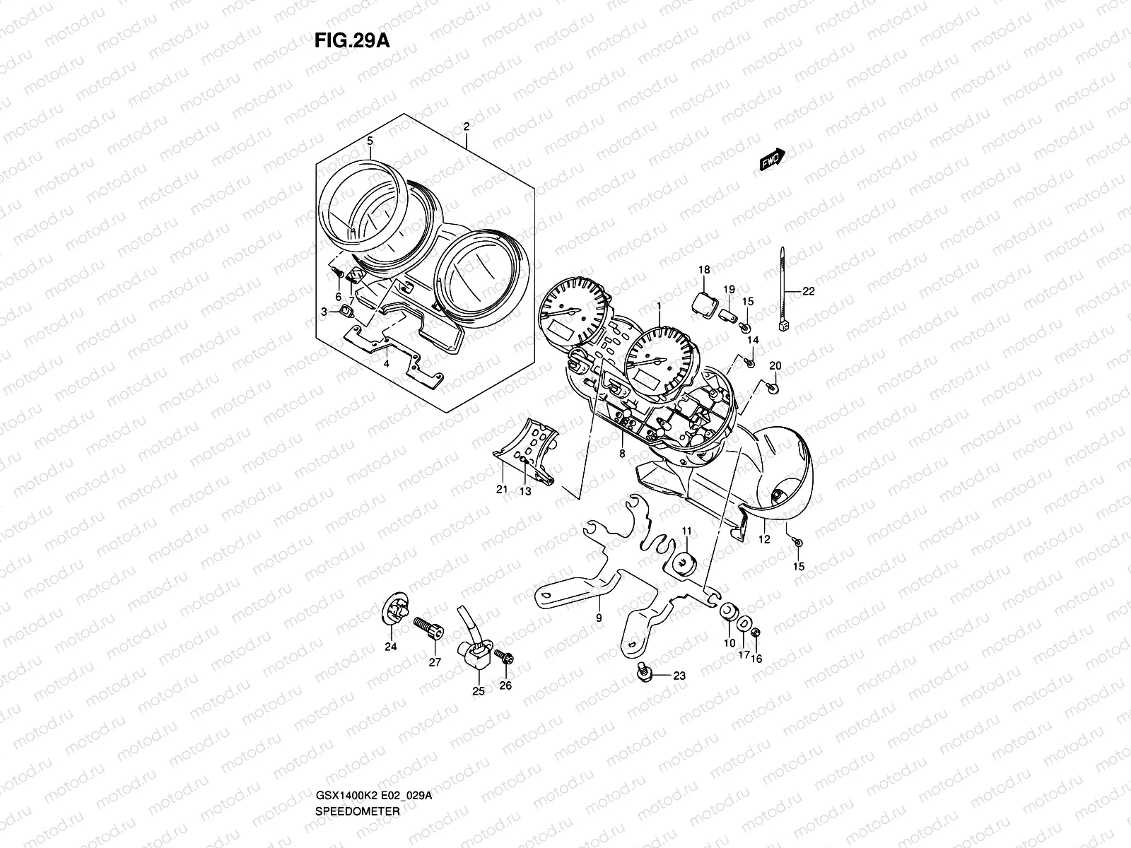 29A - SPEEDOMETER (MODEL K5)
