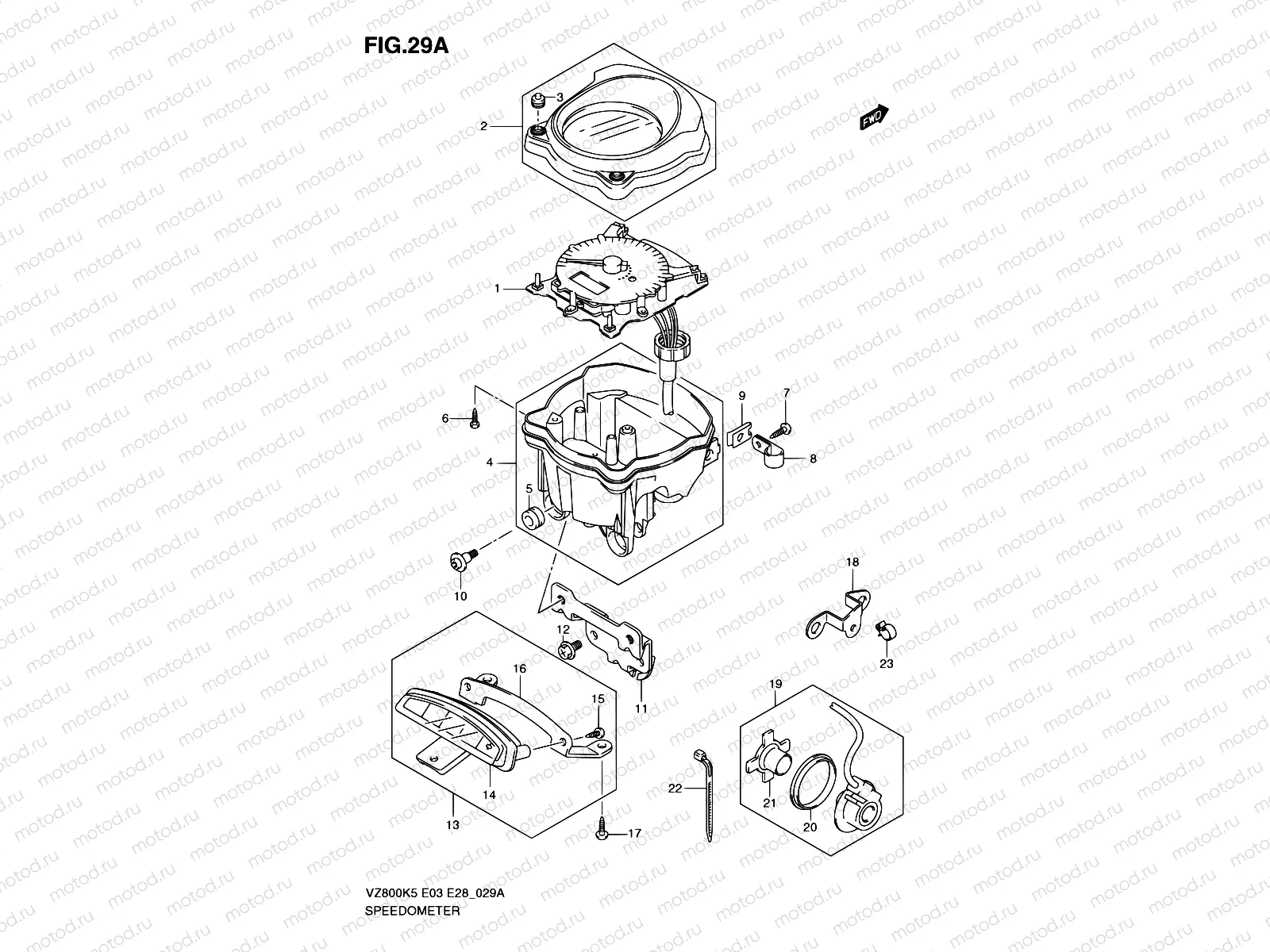 29A - SPEEDOMETER (MODEL K9)