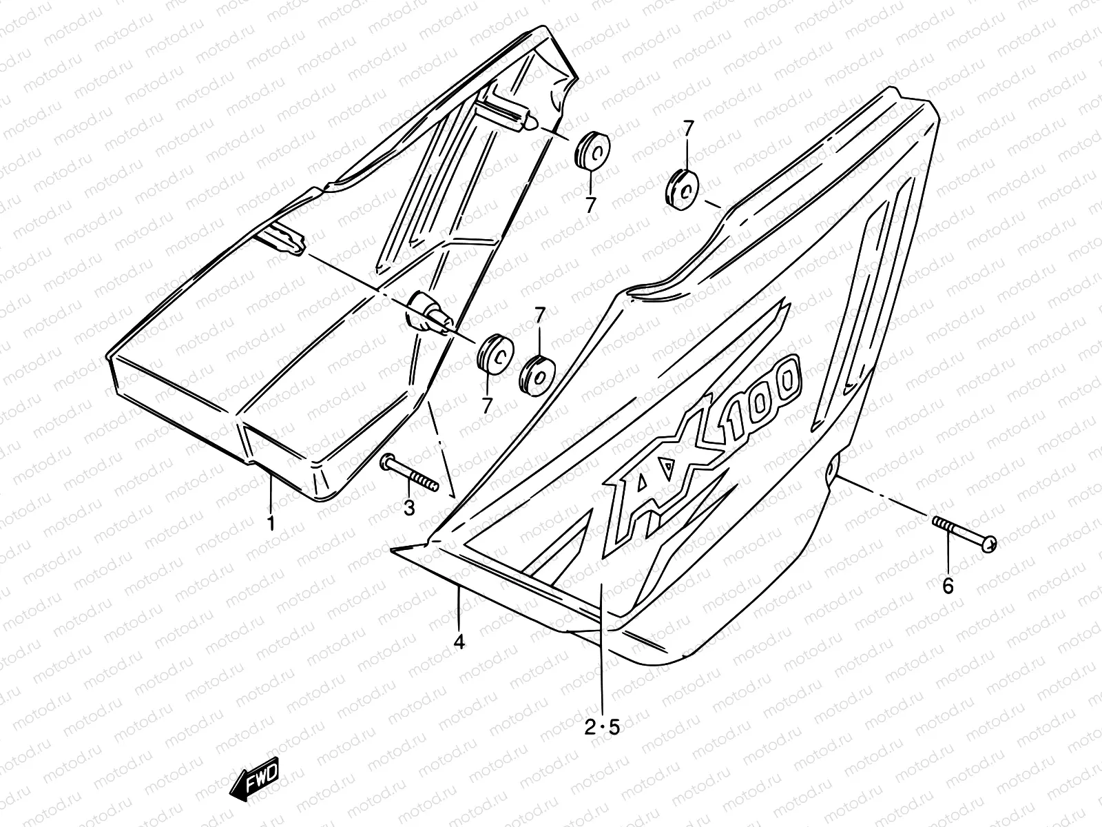 29B - FRAME COVER (MODEL V E94,P36,P48)