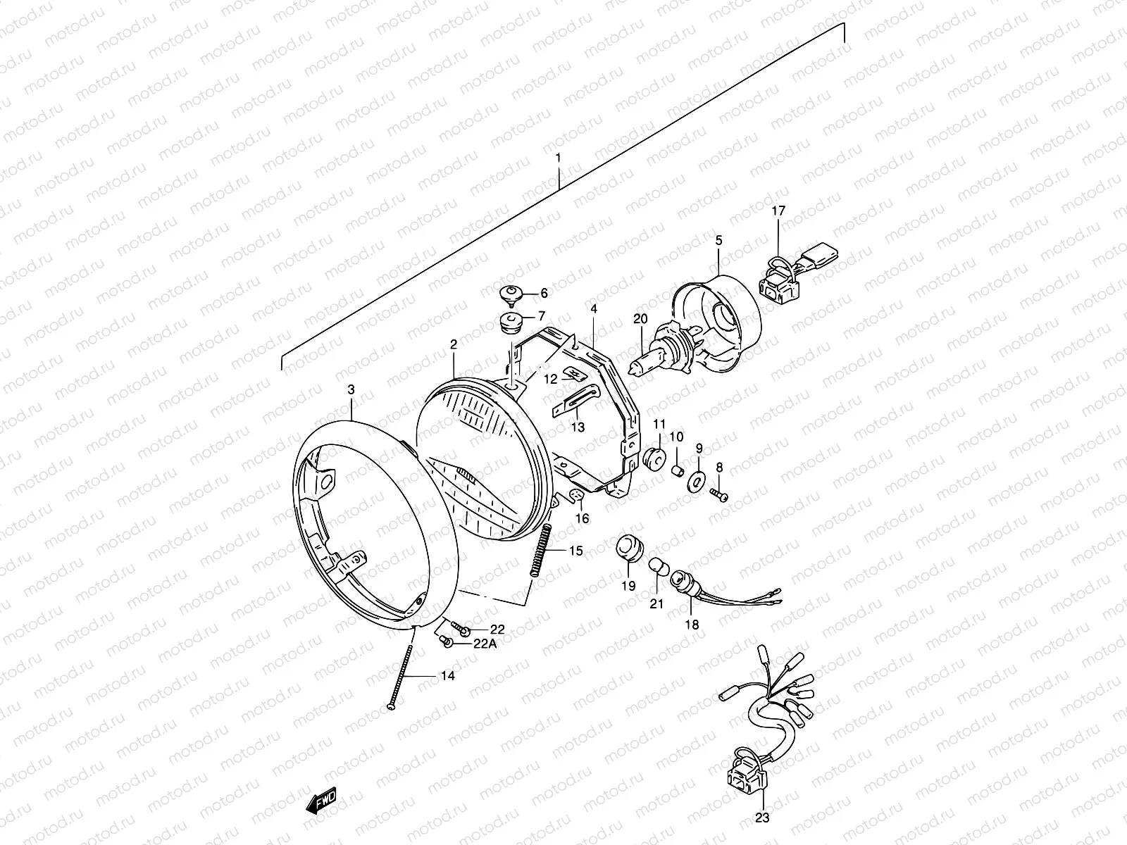 29B - HEADLAMP (E04,E17,E22,E34,E37,P37)